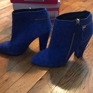 Aldo blue bootie. Brand new!
